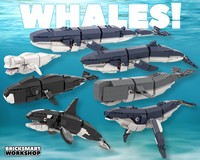 LEGO MOC WHALES 31088 2 to 1 PLUS by bricksmartworkshop Rebrickable Build with LEGO