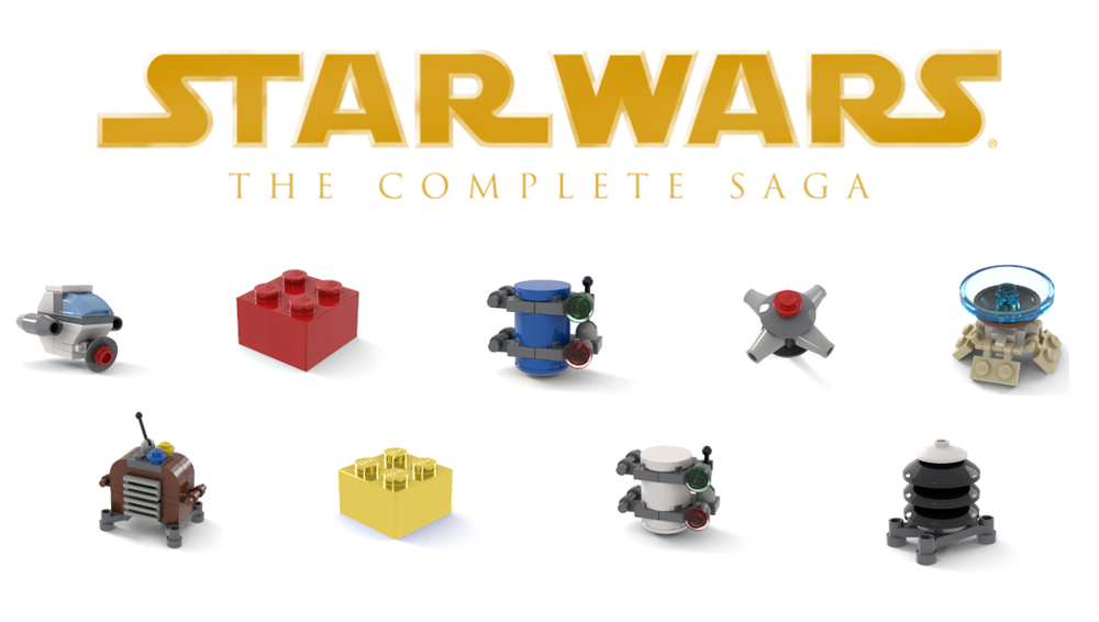 overrasket Ingeniører Lydig LEGO MOC Lego Star Wars The Complete Saga Collection by UnlocktheBrick |  Rebrickable - Build with LEGO