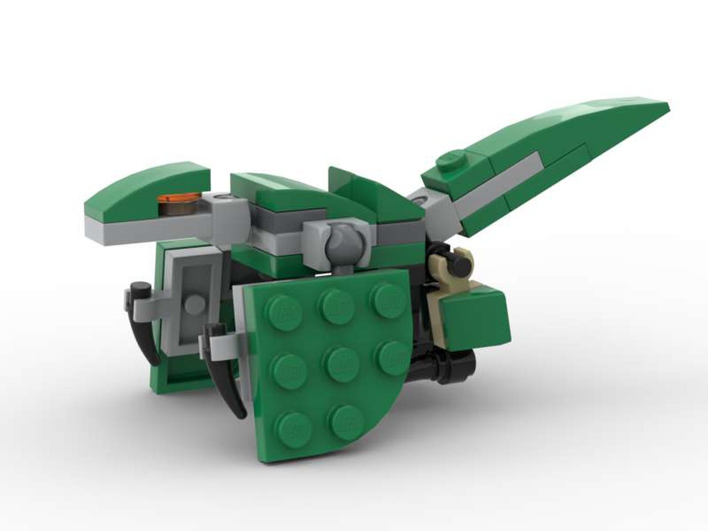Lego Dinosaurs - Utah-Raptor dinosaur MOC - Lego Creator 31058 alternative  build instruction 