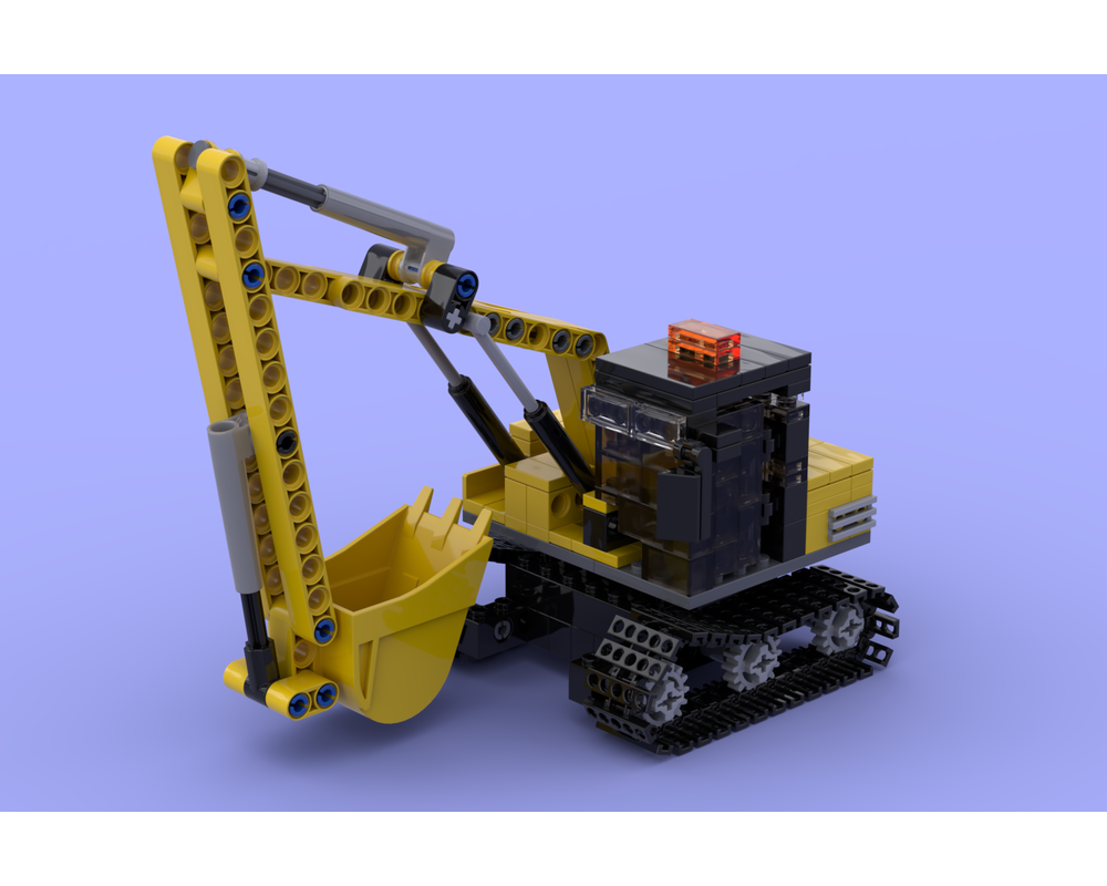 LEGO MOC Caterpillar excavator by Absolute_lego_builds | Rebrickable ...