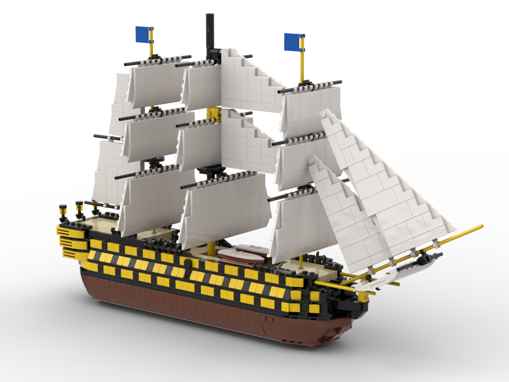 Lego Moc Hms Victory By Naboo Rebrickable Build With Lego