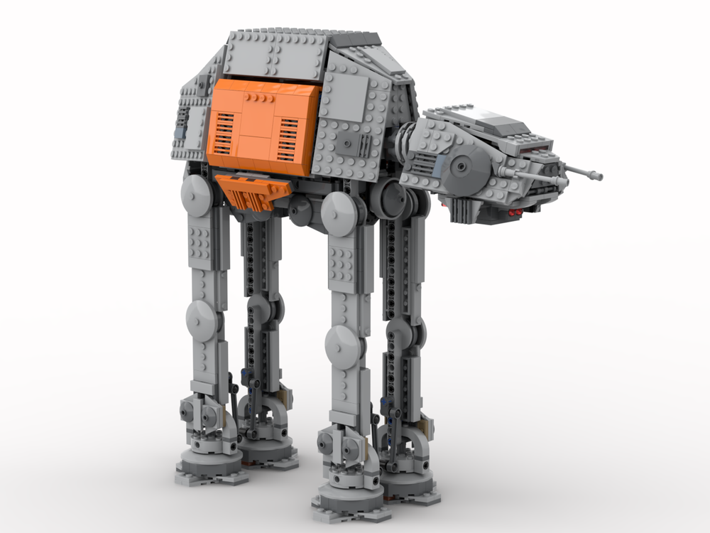 LEGO MOC AT-ACT (75054 AT-AT Modification) by brickwich Rebrickable - with LEGO