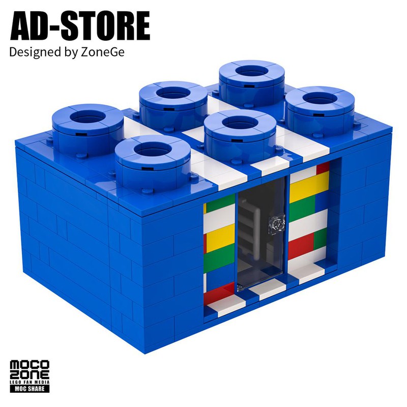 LEGO MOC ZX8000 box house by mocozone | Rebrickable - Build with LEGO