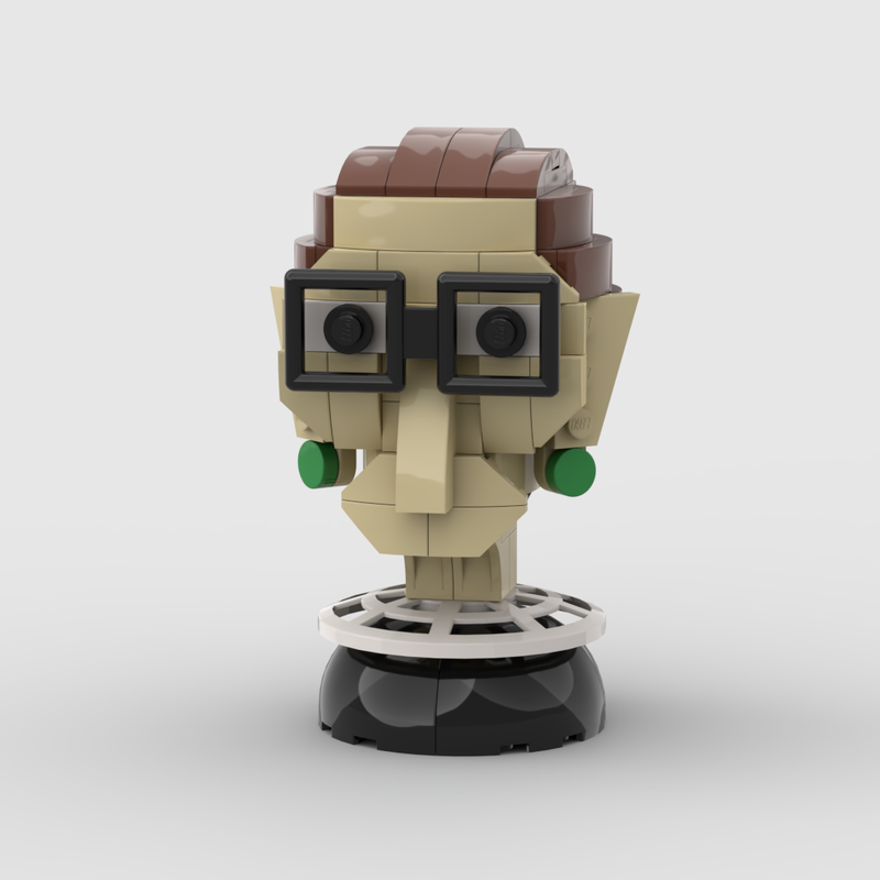 blik koste Stort univers LEGO MOC Ruth Bader Ginsburg Bust by bric.ole | Rebrickable - Build with  LEGO