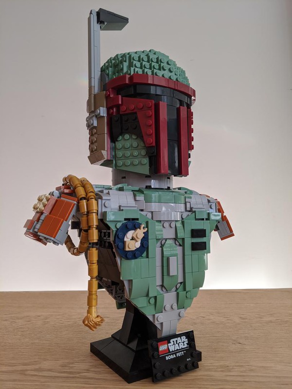 LEGO MOC Boba Bounty Hunter Bust Moc by | Rebrickable Build LEGO