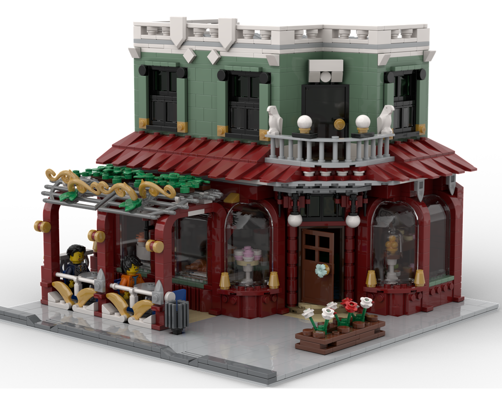 LEGO MOC Old bakery and pastry shop by Huebre | Rebrickable - Build ...