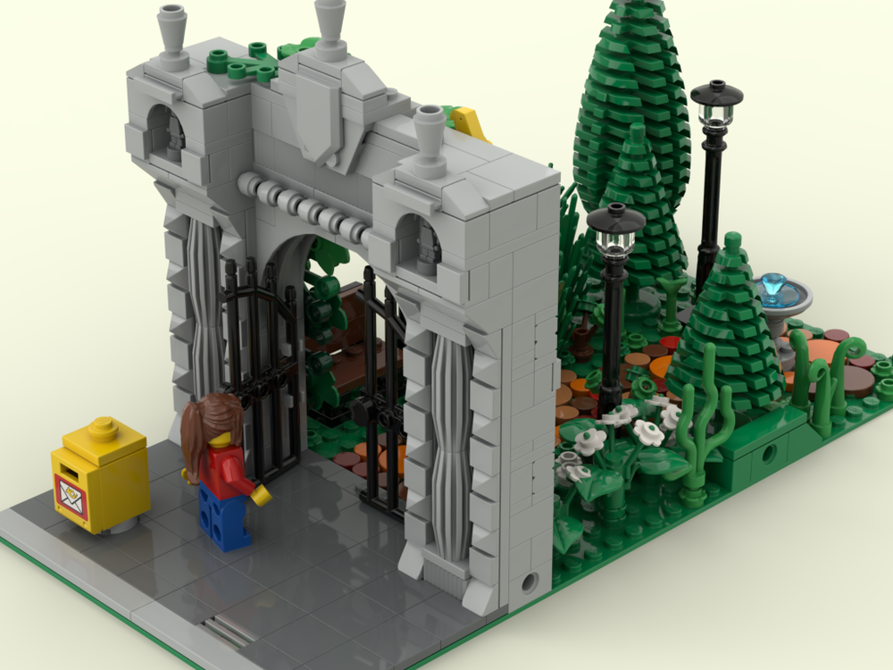LEGO MOC Old Gate by LisaMianti | Rebrickable - Build