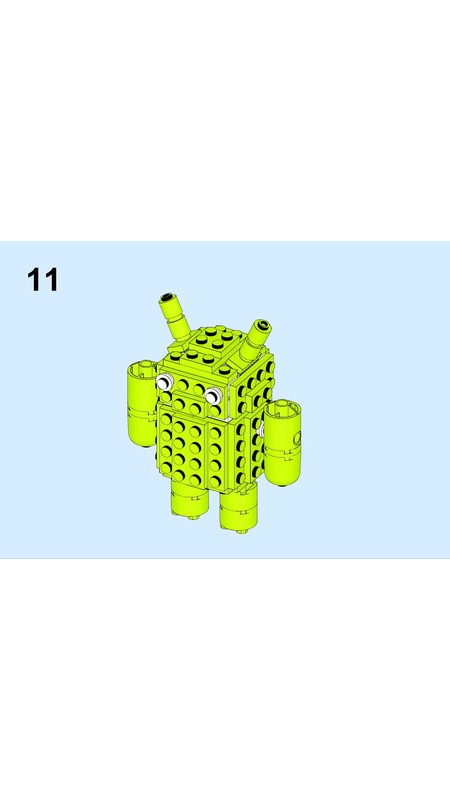 LEGO MOC-52700 Android Google by Tiny Bricks | Rebrickable - Build with ...