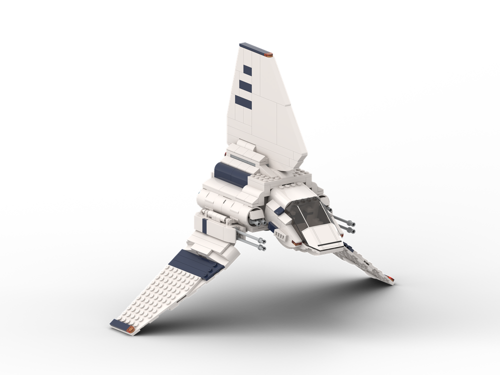 Snor tavle dør spejl LEGO MOC Improved 7166 Imperial Shuttle (stud.io file) by Hedu88 |  Rebrickable - Build with LEGO