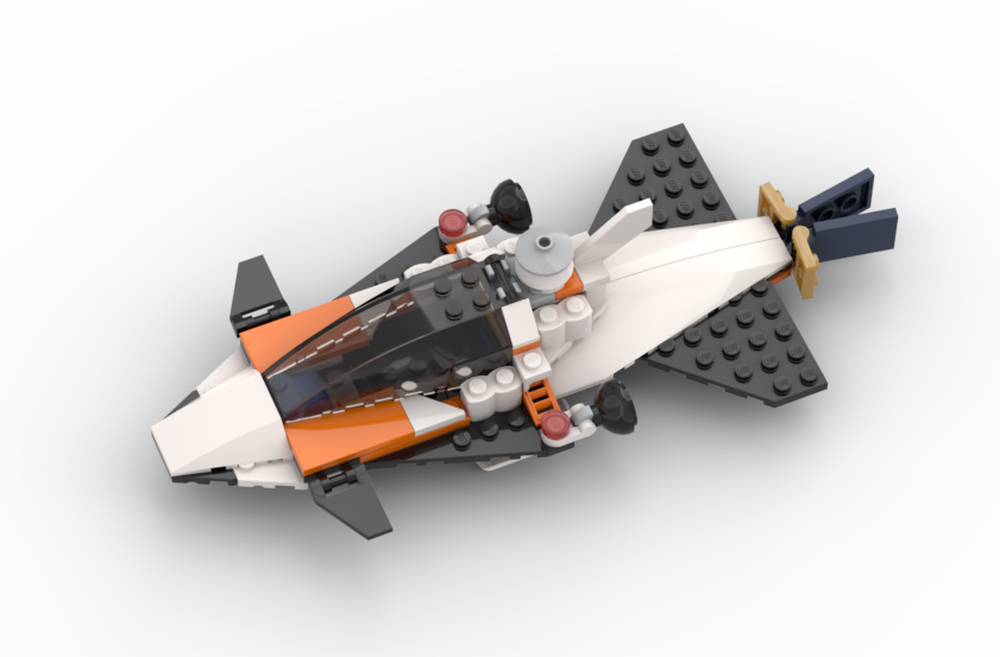 LEGO MOC 60224 [freemium] Mars Shuttle 2153 by | Rebrickable - Build with LEGO