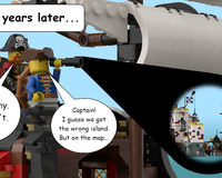 Set MOC 5273 Pièces - The Imperial Whitegate Trading Post - Thème Pirates - ZITIANYOU BUILD