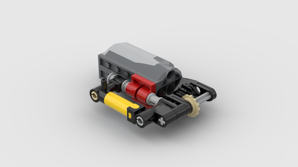 LEGO MOC Pneumatic Pump by | Rebrickable Build with LEGO