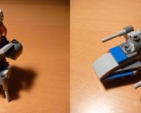 EX-87 Explorer Droid and S-87 Starfighter
