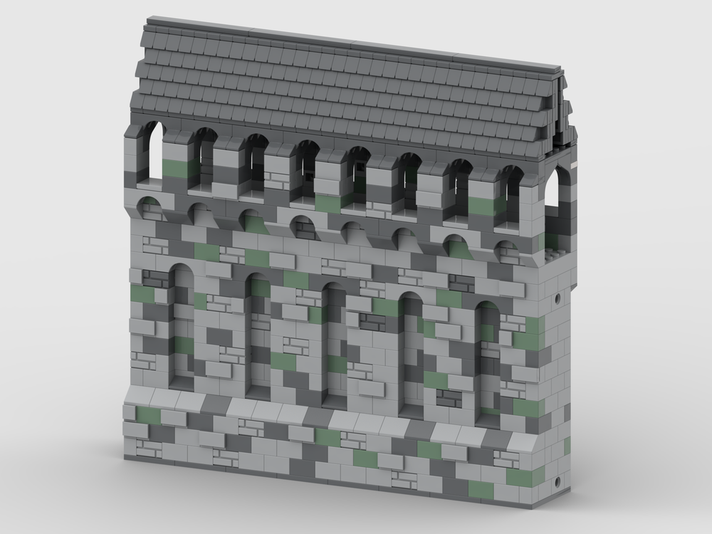 LEGO MOC Castle Wall by himbi85 Rebrickable Build with