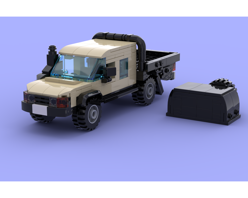 LEGO MOC Toyota land cruiser Ute tray back by Absolute_lego_builds ...