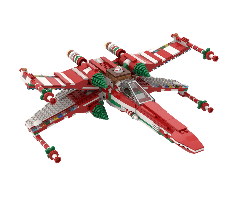 LEGO MOC XMAS Wing Fighter by evilkirk | Rebrickable - Build with LEGO