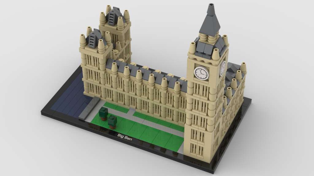 Vær opmærksom på logik Rytmisk LEGO MOC Big Ben Landmark (London, UK) by Tiny Bricks | Rebrickable - Build  with LEGO