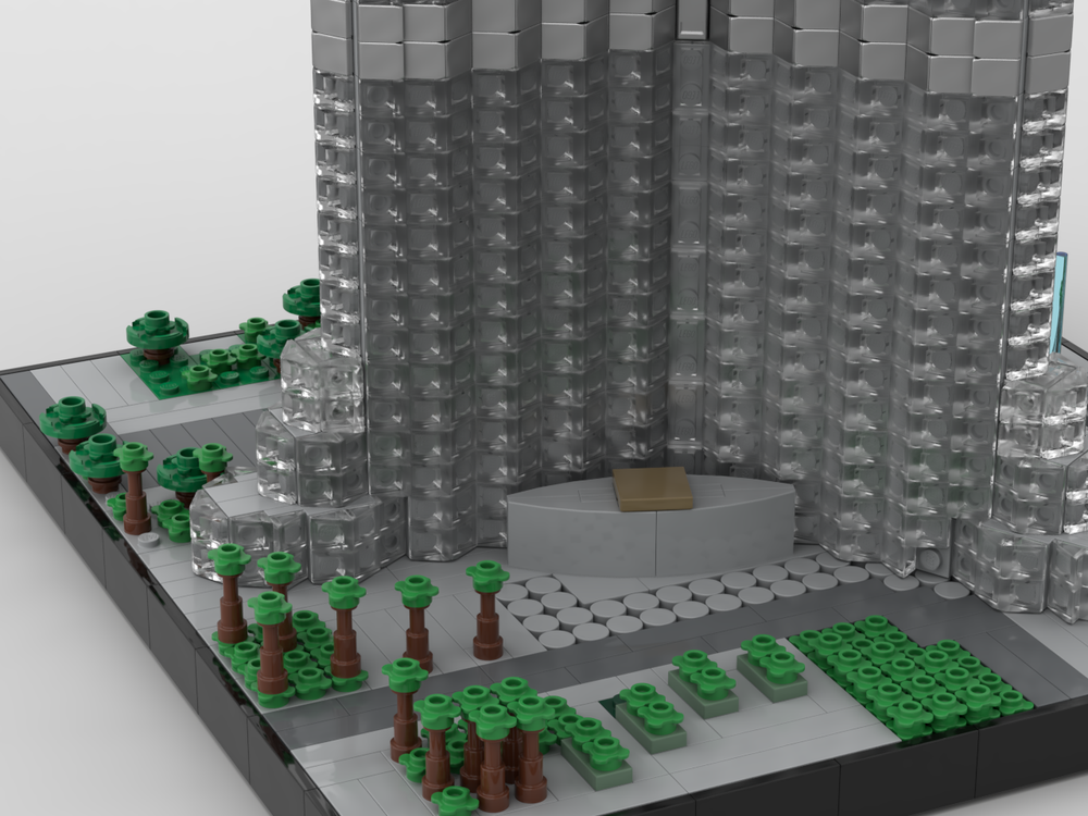 LEGO MOC Burj Khalifa at 1/650th Scale by FunnyTacoBunny