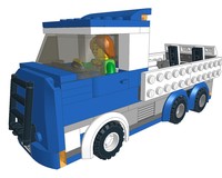 Flatbed City Truck