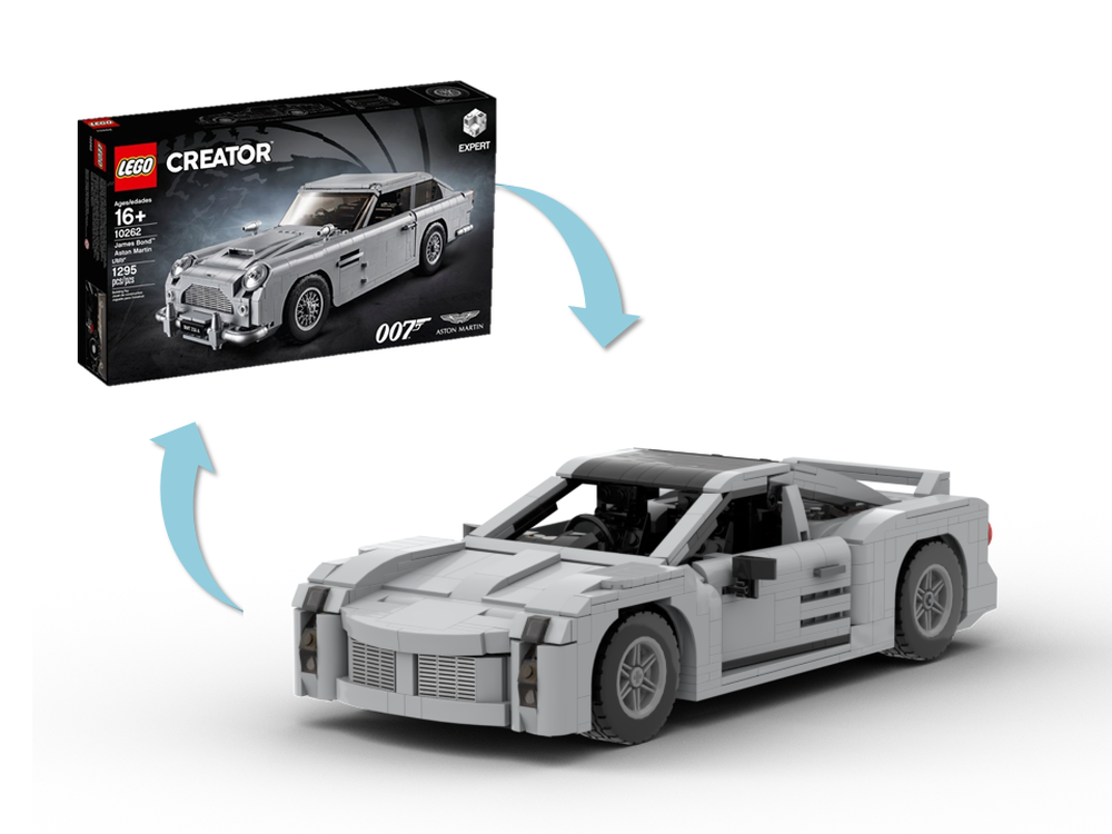 Spaceship Løs døråbning LEGO MOC Aston Martin GT-202X (10262 Alternate Builds) by PONPANPINO |  Rebrickable - Build with LEGO