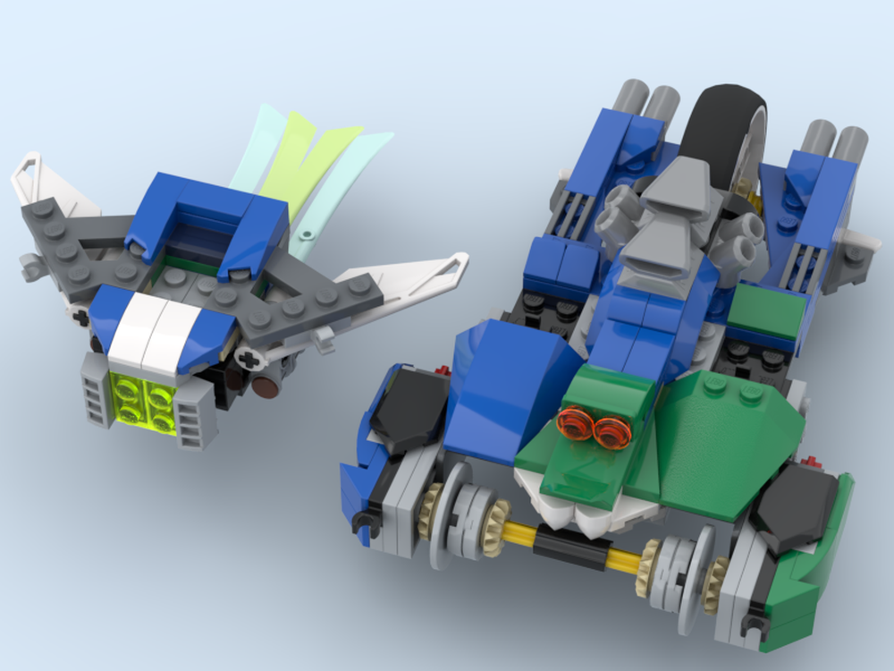LEGO MOC-53523 71709 Jay and Lloyd's Velocity Trike by