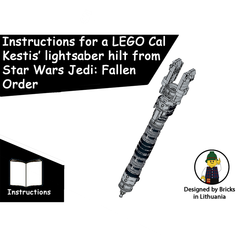 LEGO MOC Qui-Gon Jinn's Lightsaber by RendiliBricks