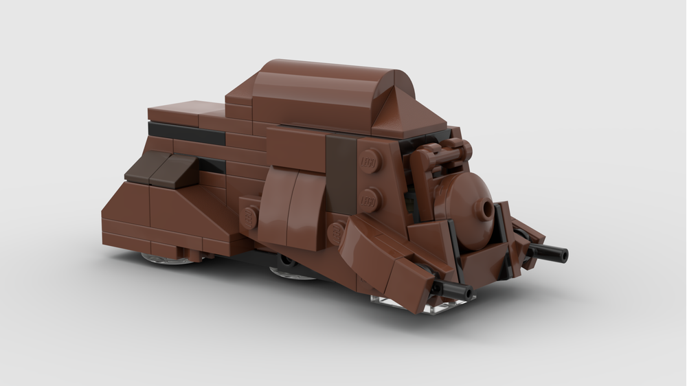 LEGO MOC-53648 Trade Federation MTT (Micro Fleet Scale) by