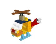 Santa's Polar Express Train. How to build LEGO 10696. DIY