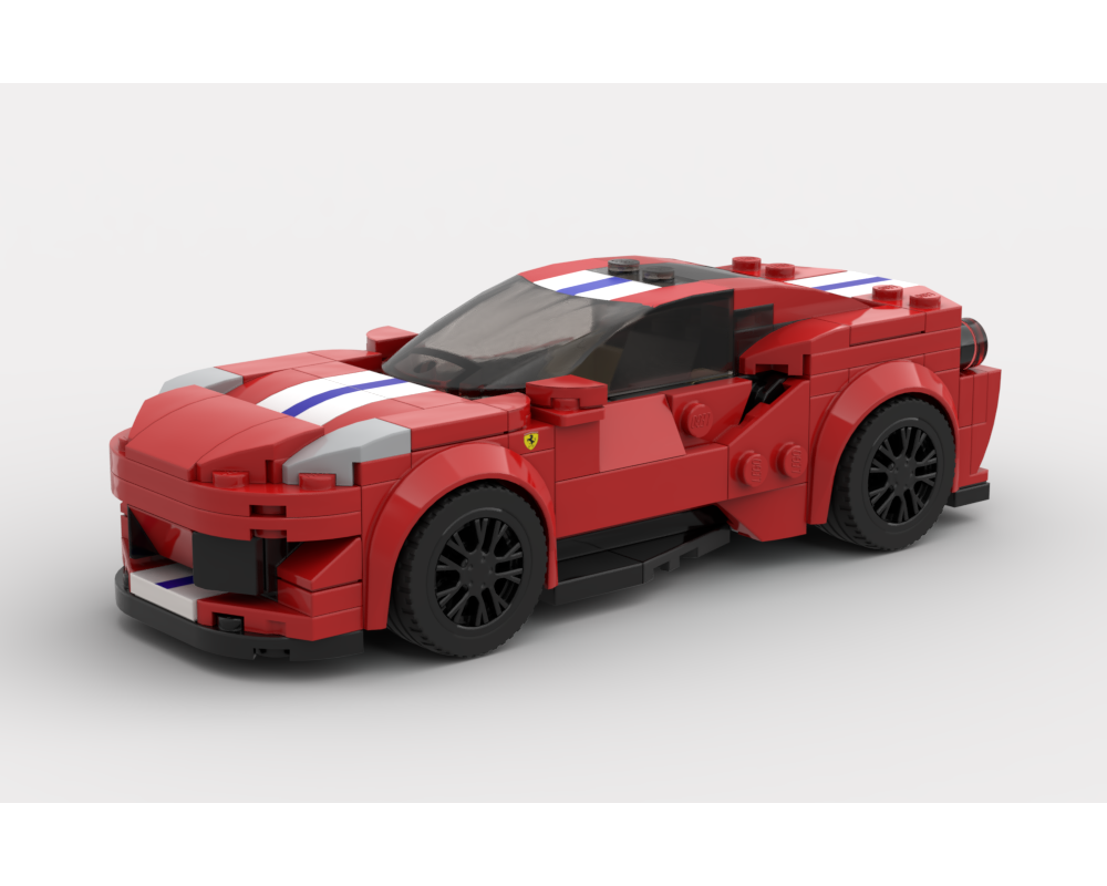 LEGO MOC Ferrari 488 Pista 6 stud V2 by Fakhri Argya | Rebrickable ...