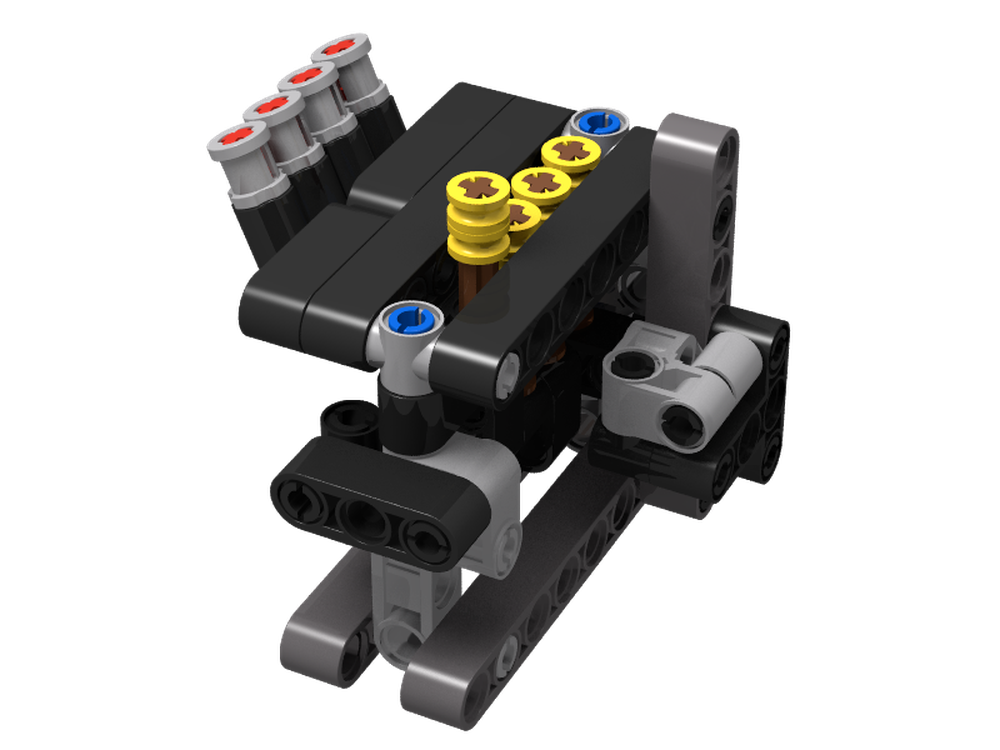 Lego Technic 5423 Rückzugmotor in schwarz