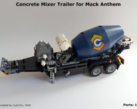 Concrete Mixer Trailer for Mack Anthem (42078)