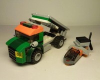 31043 Flatbed Truck w/Hovercraft