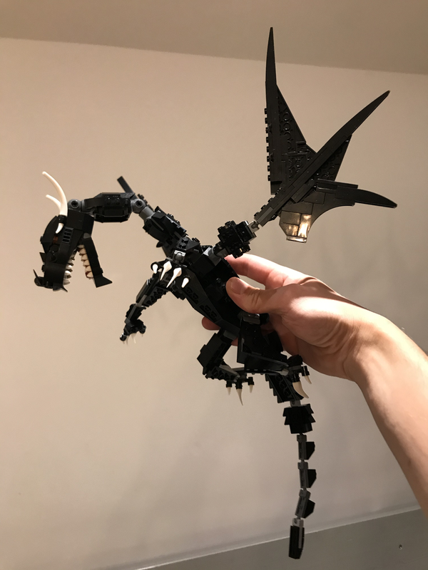 LEGO MOC Dragon (Wyvern) by tomclarke