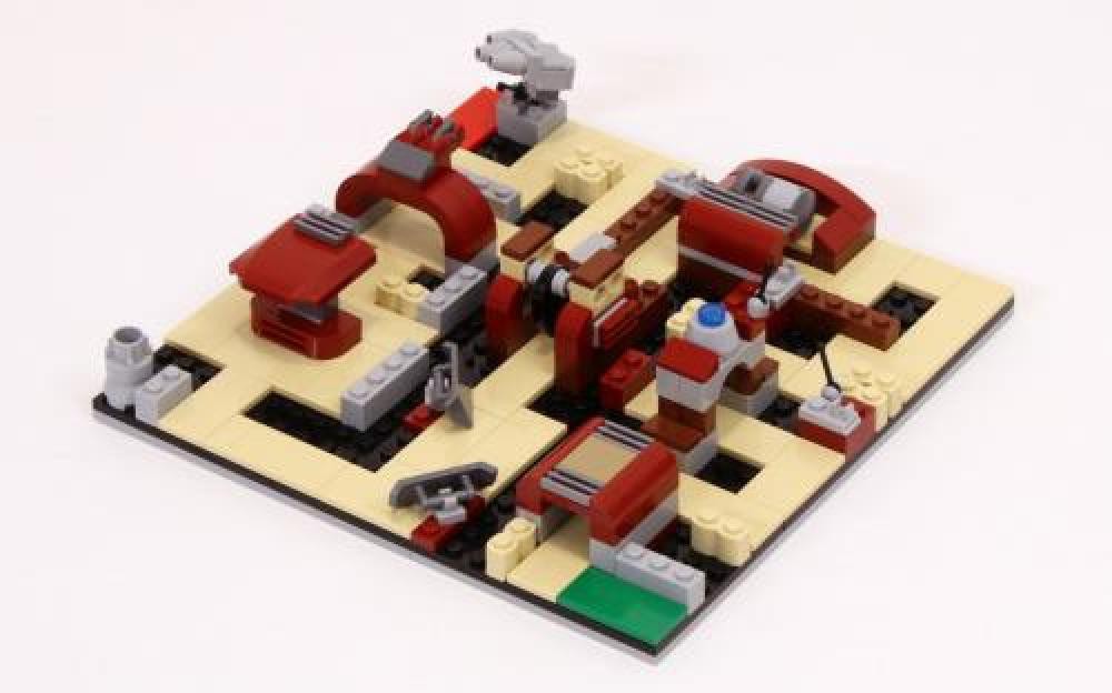 LEGO MOC Jakku Escape Maze by JKBrickworks Rebrickable Build