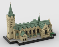 LEGO MOC-54159 Paderborn Cathedral by Rauy | Rebrickable - Build