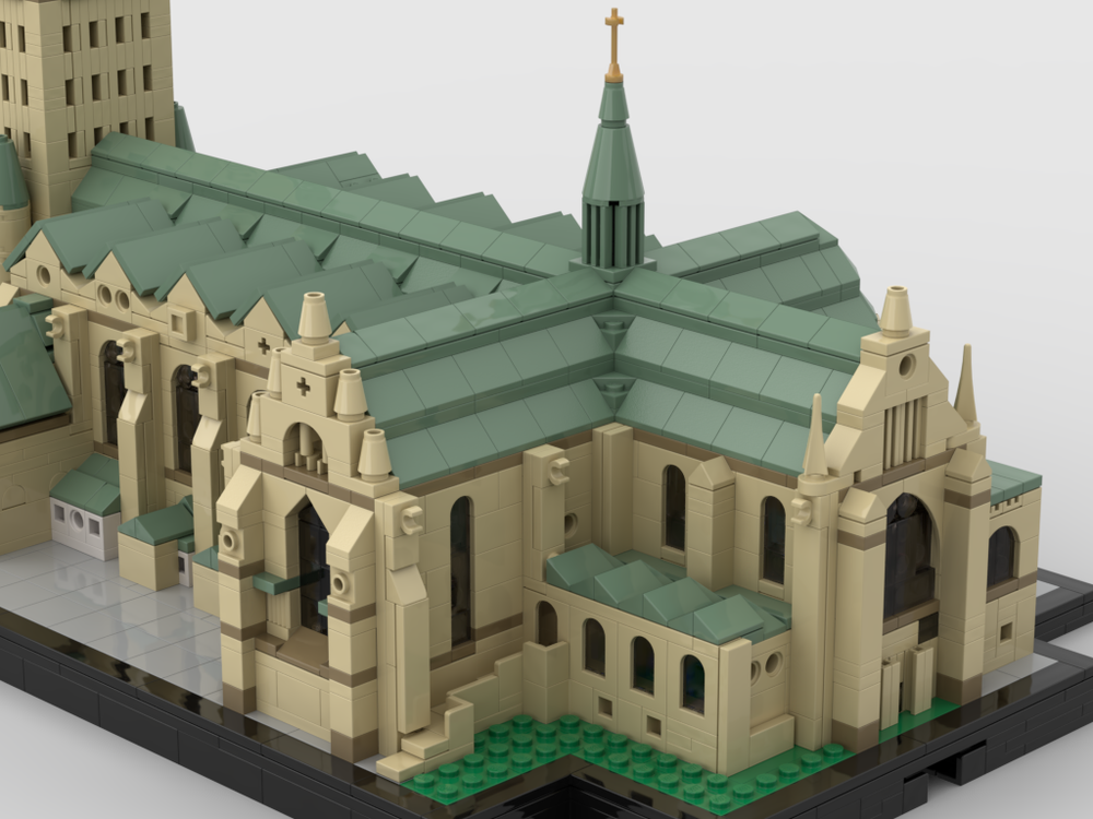 LEGO MOC Paderborn Cathedral by Rauy | Rebrickable - Build with LEGO