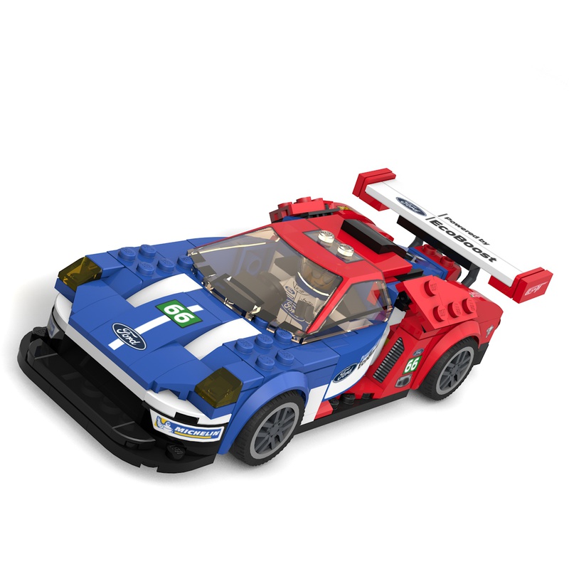 Lego Moc 2016 Ford Gt In 8 Stud Wide Style By K_Lego_R | Rebrickable -  Build With Lego