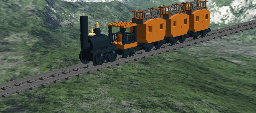LEGO MOC DeWitt Clinton with consist by challengerfan3985 | Rebrickable ...