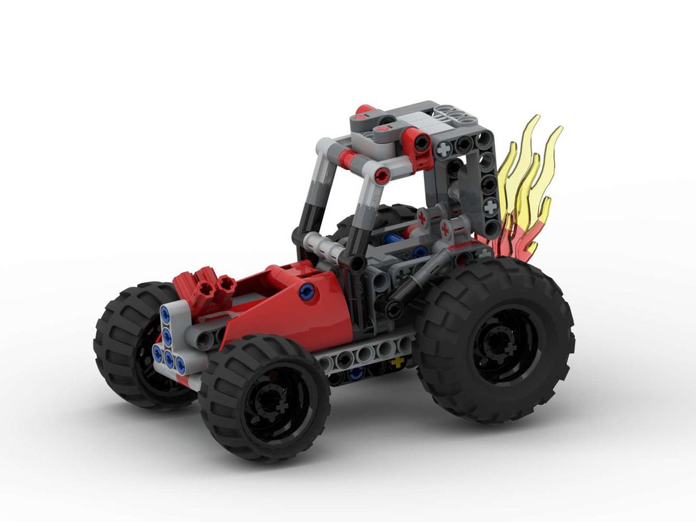 MOC 42073 Racing Tractor by c__r | Rebrickable Build LEGO