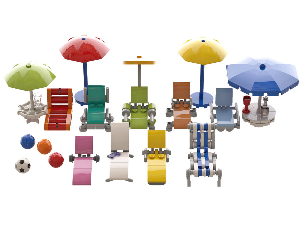 lego beach chair