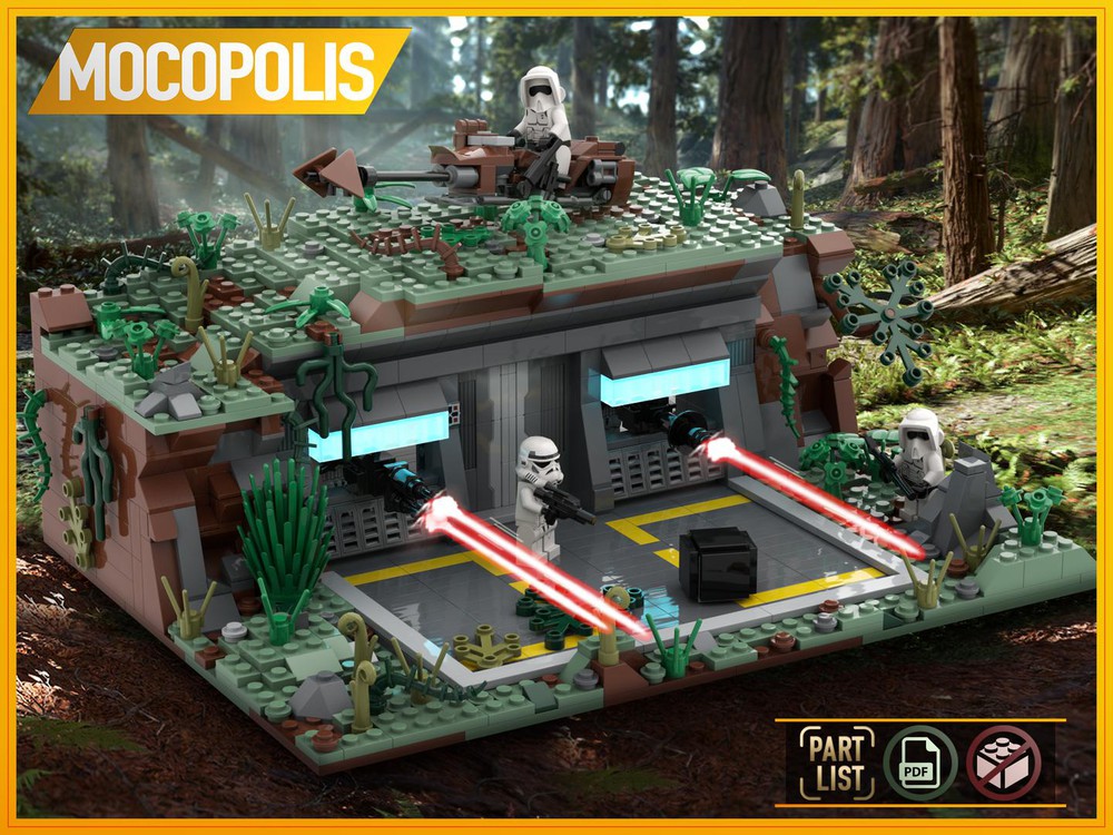 LEGO MOC LEGO MOC Base (Outpost) on Kashyyyk | PDF (NO PARTS) by MOCOPOLIS | Rebrickable - Build LEGO