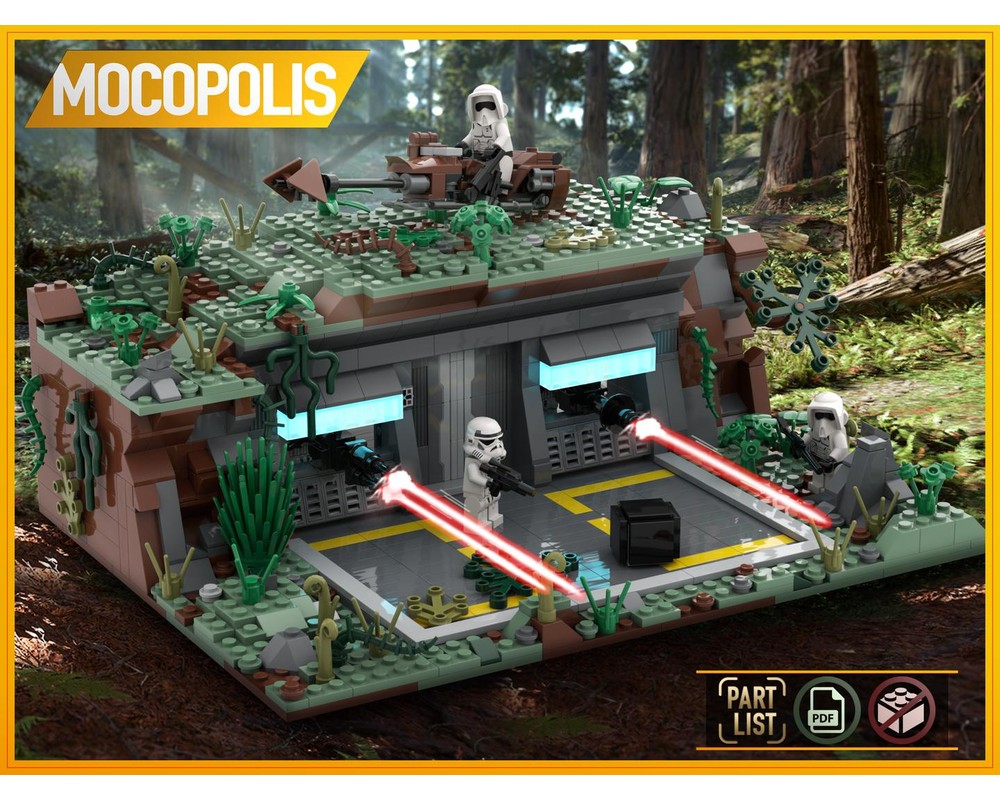 LEGO MOC LEGO MOC SW Base (Outpost) on Kashyyyk PDF instructions (NO