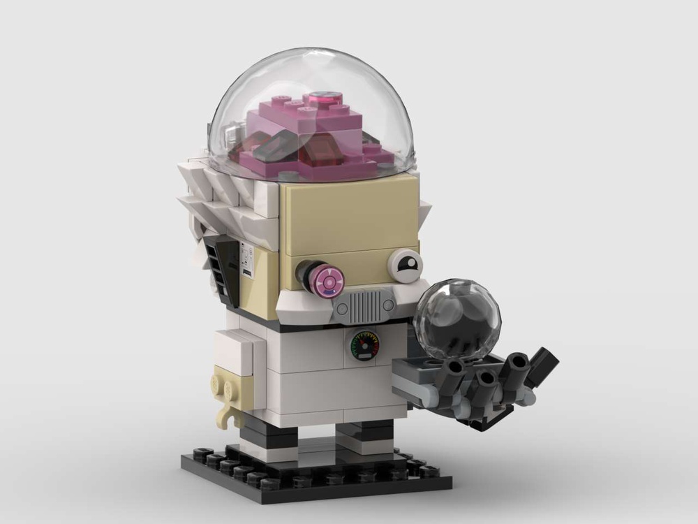 MOC Doctor Brain - Brickheadz by guiguizmo | Rebrickable - Build with LEGO