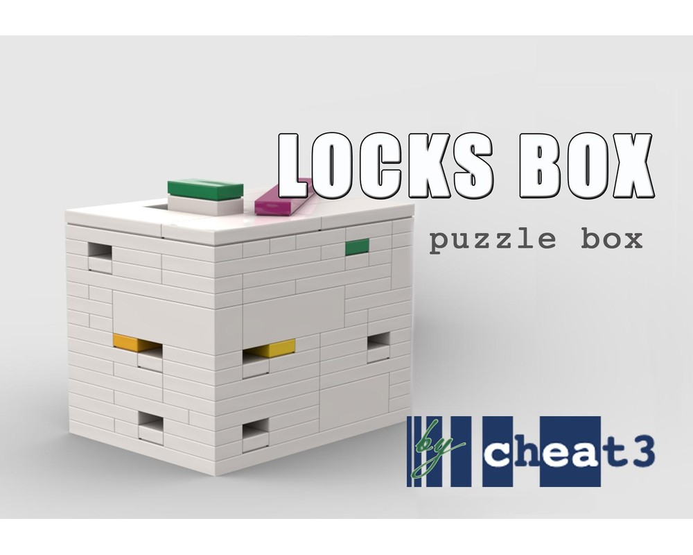 LEGO MOC Locks Box (a level 8 puzzle box) by cheat3 puzzles