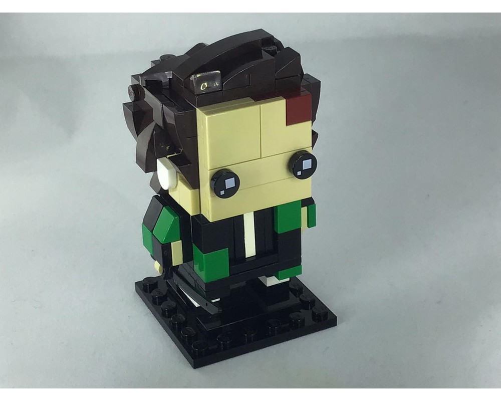 LEGO MOC Tanjiro Kamado BrickHeadz-Demon Slayer/Kimetsu No Yaiba by