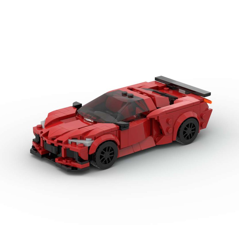 forurening kant Plaske LEGO MOC Lego C8 Corvette by Brickman1023 | Rebrickable - Build with LEGO