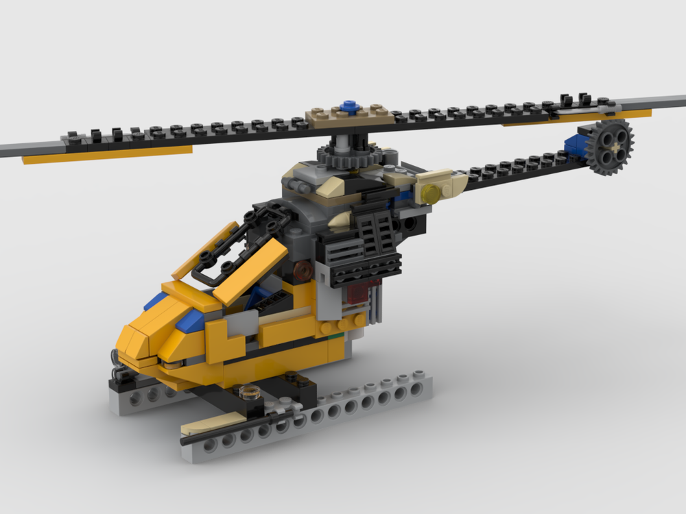 LEGO MOC 60159 - Helicopter by KlintIsztvud | Rebrickable - Build with LEGO