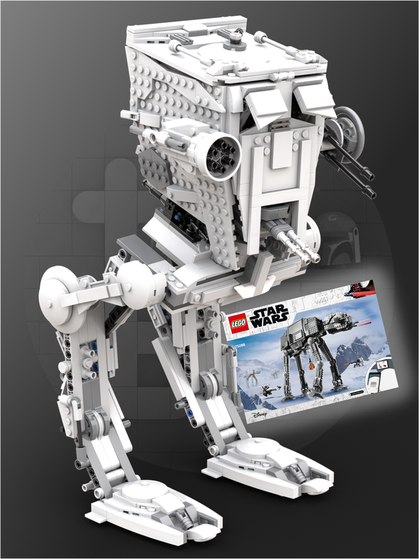 Begå underslæb halstørklæde revidere LEGO MOC 75288 - AT-ST UCS style by the_bricked_cave | Rebrickable - Build  with LEGO