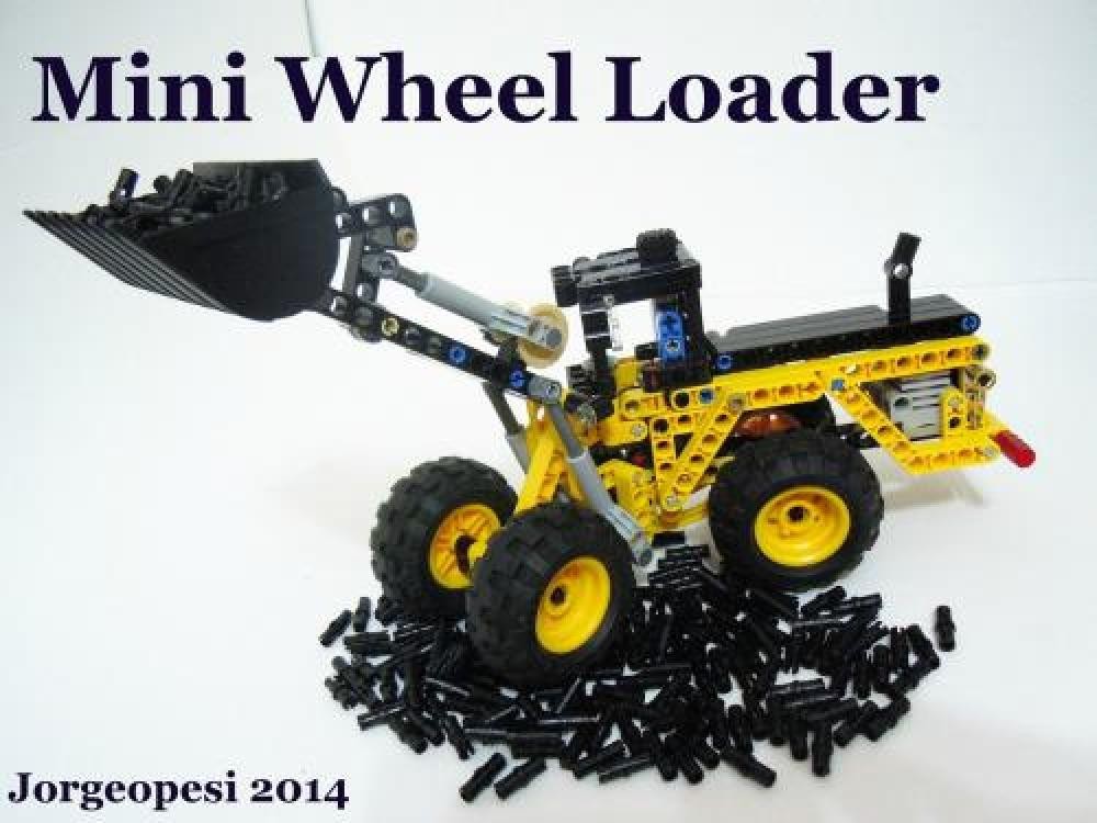 LEGO MOC-5497 Mini Wheel Loader by jorgeopesi | Rebrickable - Build ...