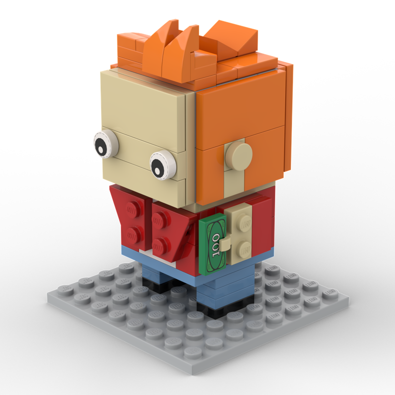 Lego Moc Philip J Fry By Lurx Rebrickable Build With Lego